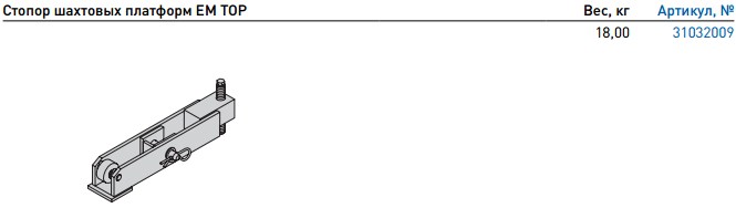 Шахтовые подмости EM TOP - детали